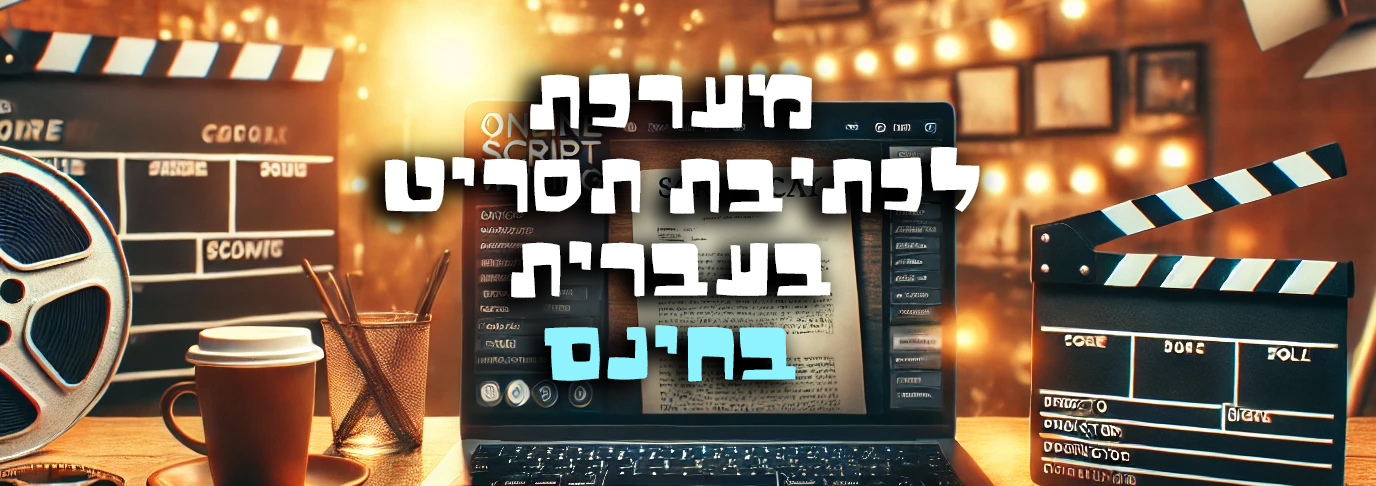 מערכת לכתיבת תסריט בעברית בחינם